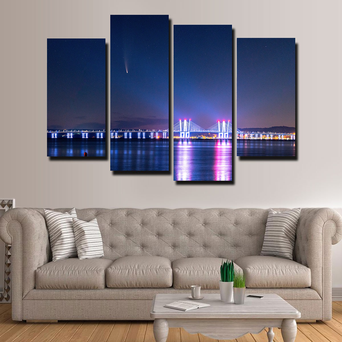 Stunning Neowise Panoramic Wall Art by Dennis Maida