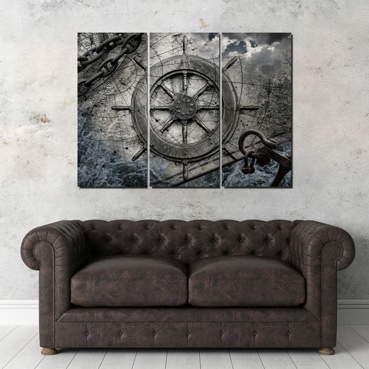 Stunning Helm and Chains Wall Art for Your Home Decor