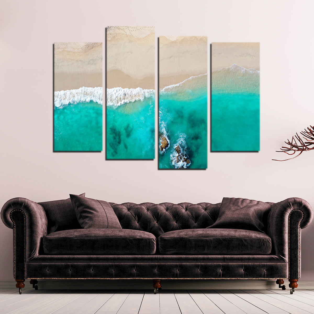 Stunning Beach Dreams Wall Art by Irish Crow