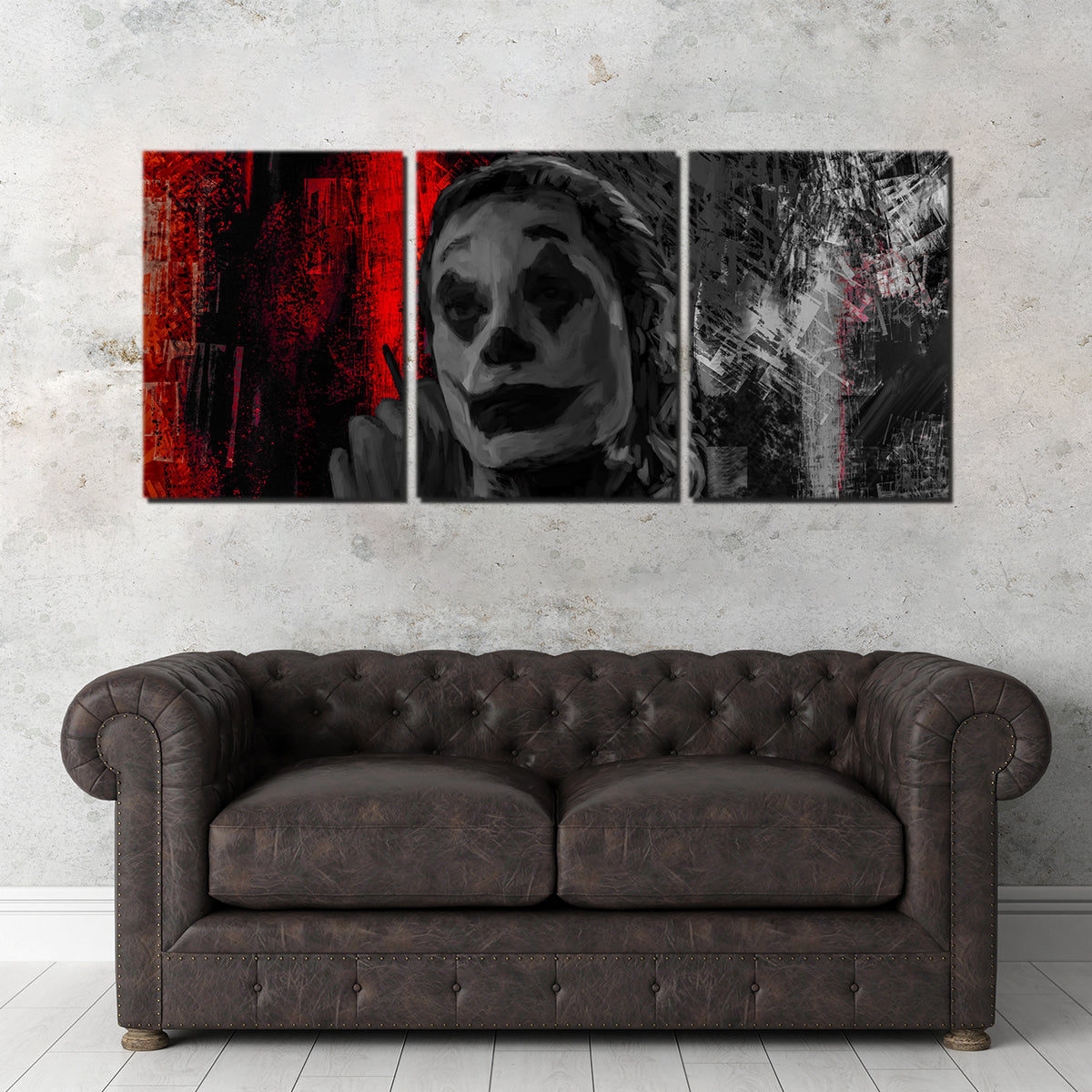 Eye - Catching Smoking Joker Wall Art by Andy Brackpool