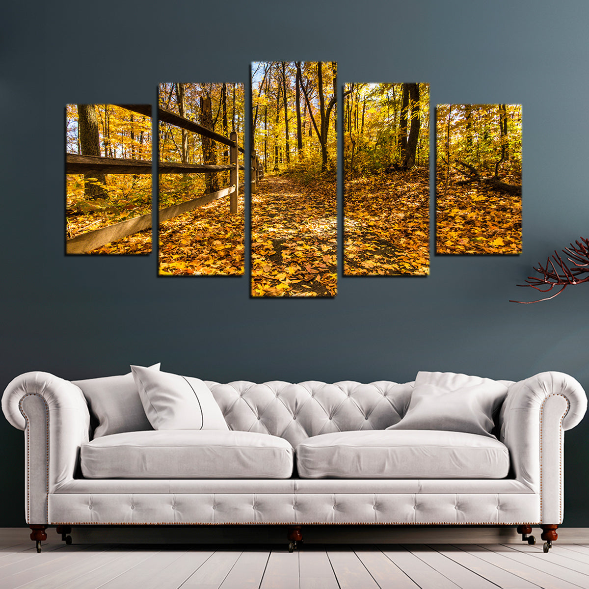 Breathtaking Caesar Creek State Park Fall Foliage Wall Art for Stunning Home Decor