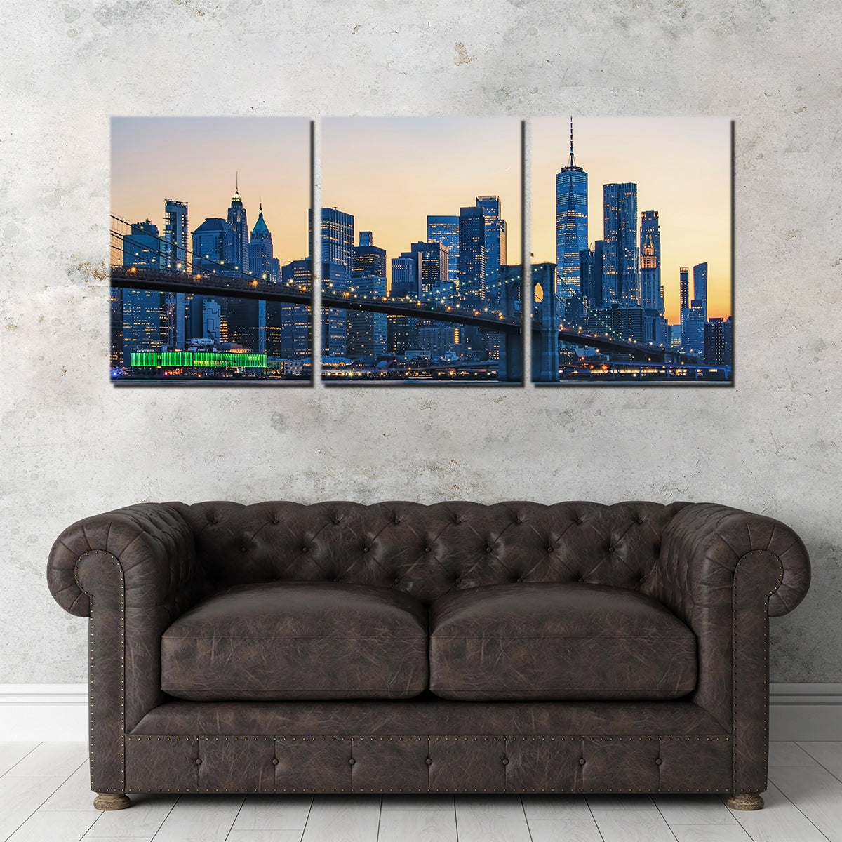 Gorgeous New York Sunset Wall Art for Stunning Home Decor