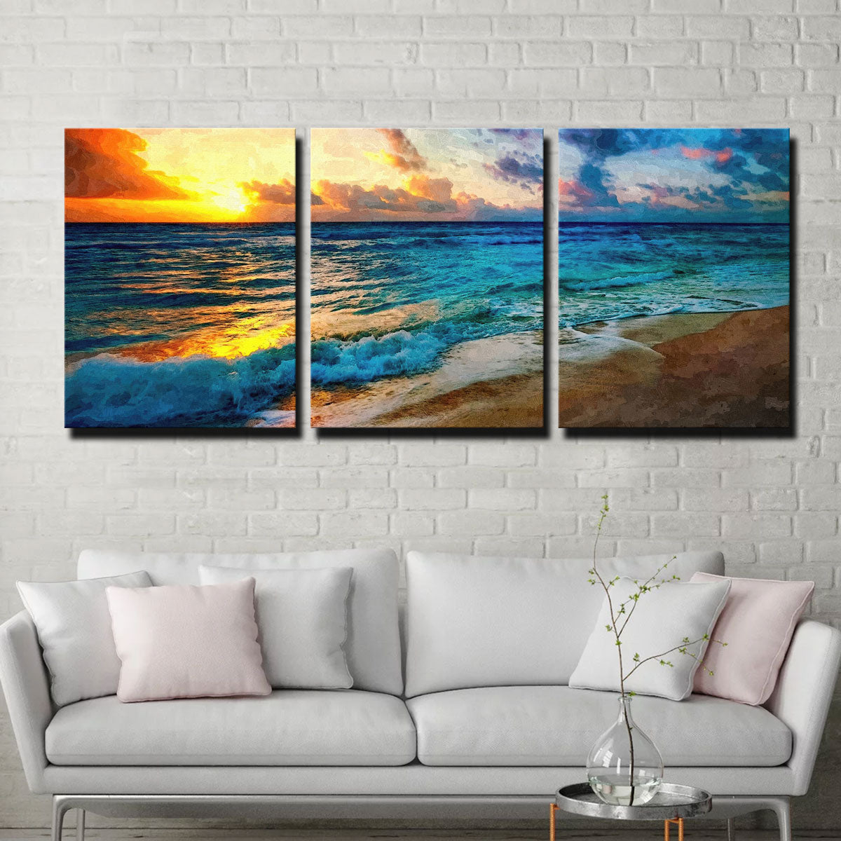 Stunning Between Sea And Sky Wall Art by Denise Dundon
