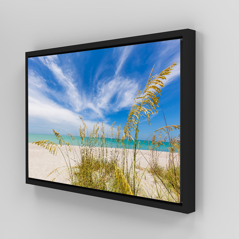 Stunning Heavenly Calmness on the Beach Wall Art for a Relaxing Ambiance