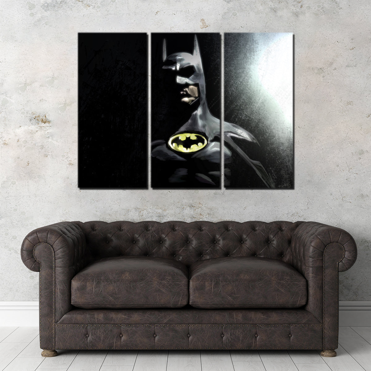 Stunning Batman In The Light Wall Art by Andy Brackpool