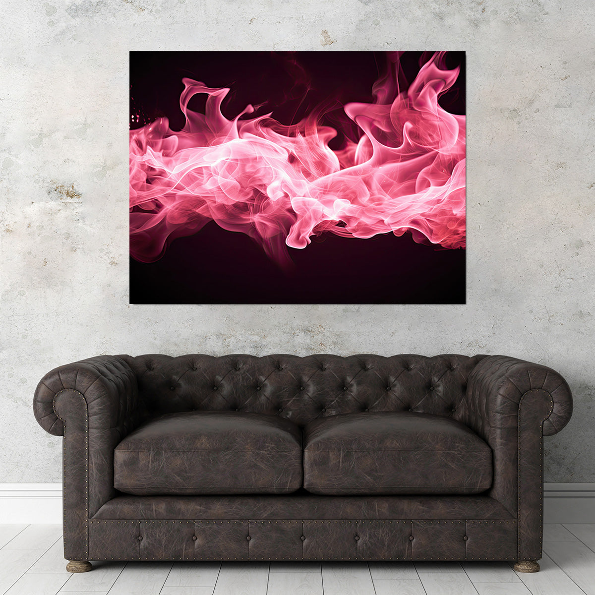 Stunning Pink Fire Wall Art