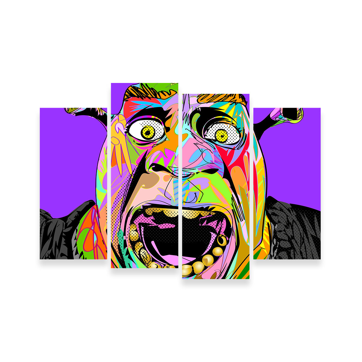 Eye - catching Shrek Wall Art for Your Home Decor