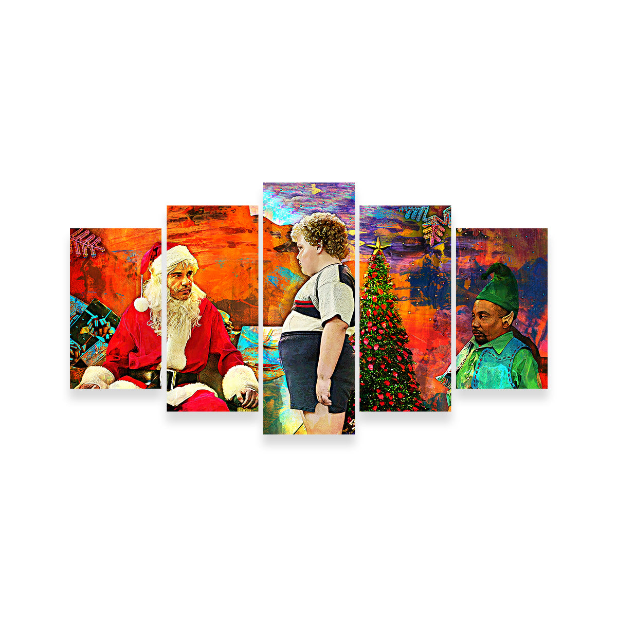 Eye - catching Bad Santa Wall Art for Stunning Home Decor