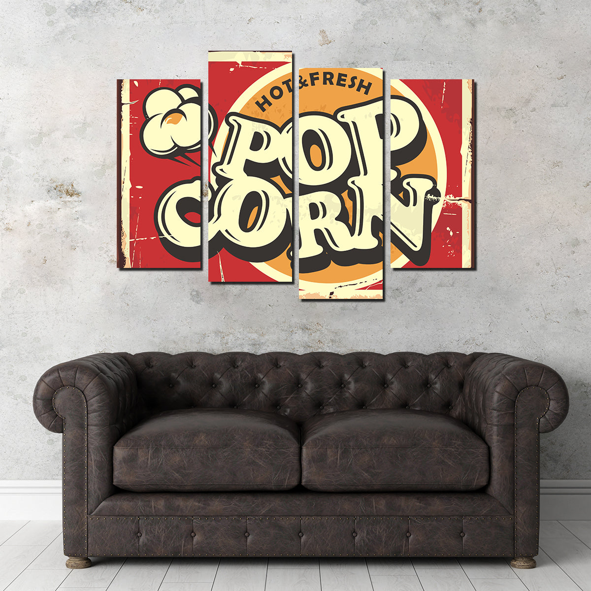 Premium Handmade Pop Corn Canvas Prints