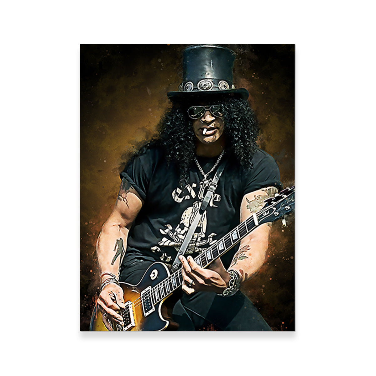 Stunning Slash Paint - Handmade Artistic Canvas Prints