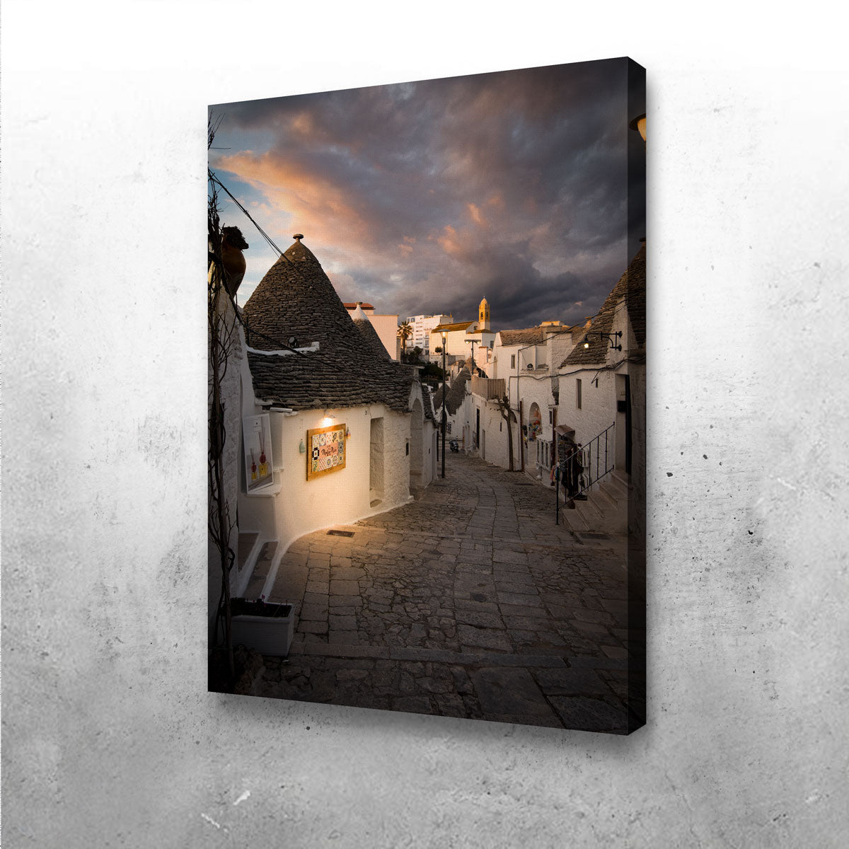 Stunning Alberobello Wall Art by Enzo Romano