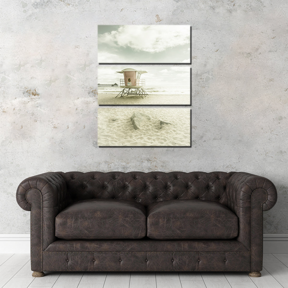 California Vintage Imperial Beach Stunning Wall Art by Melanie Viola