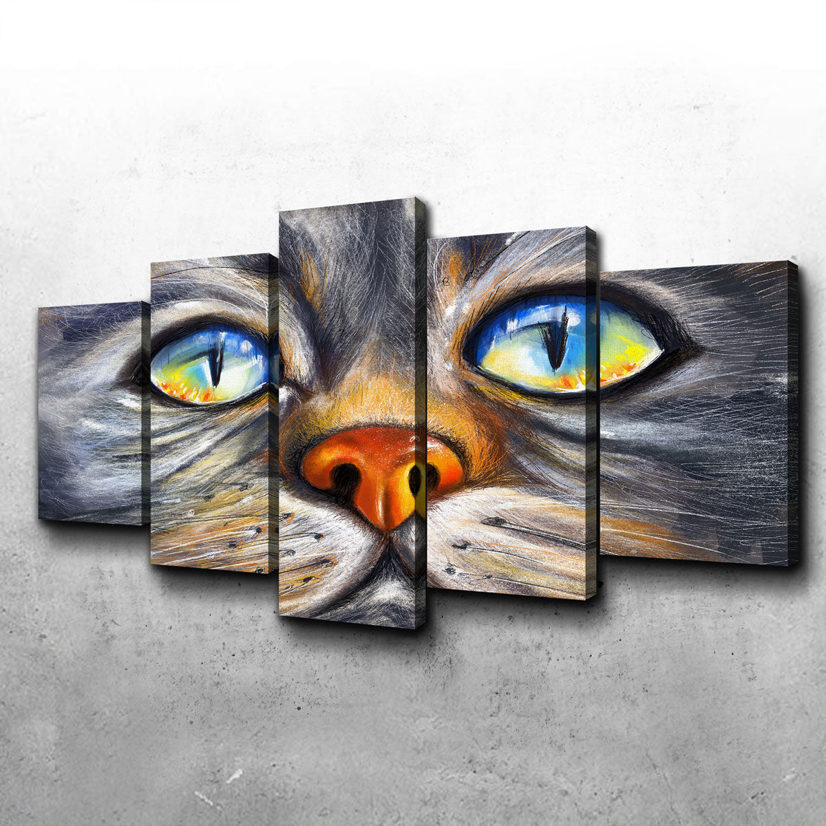 Stunning Cat Eyes Wall Art for Your Home Decor