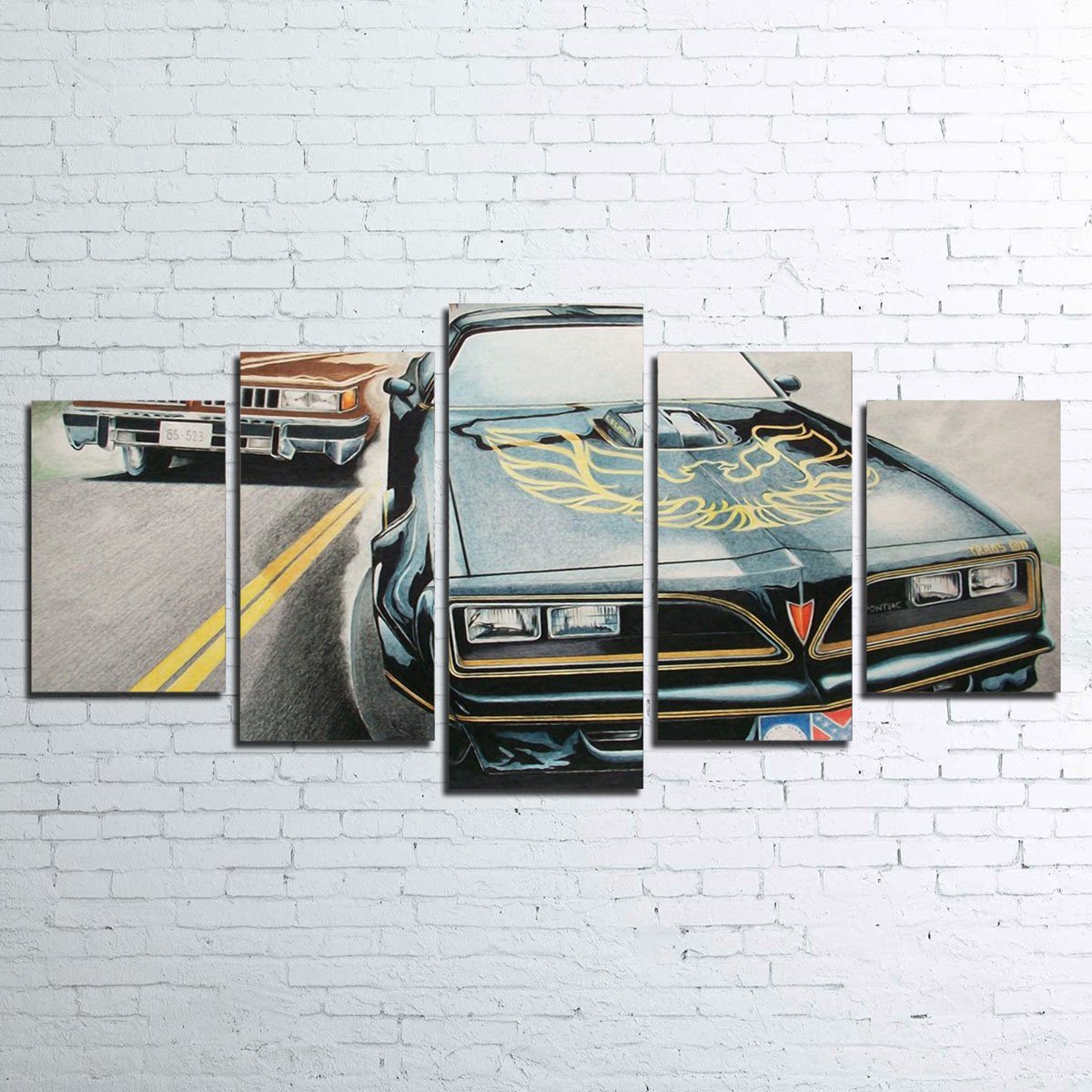 Smokey and the Bandit Stunning 5 - piece Wall Art Set for Home Decor