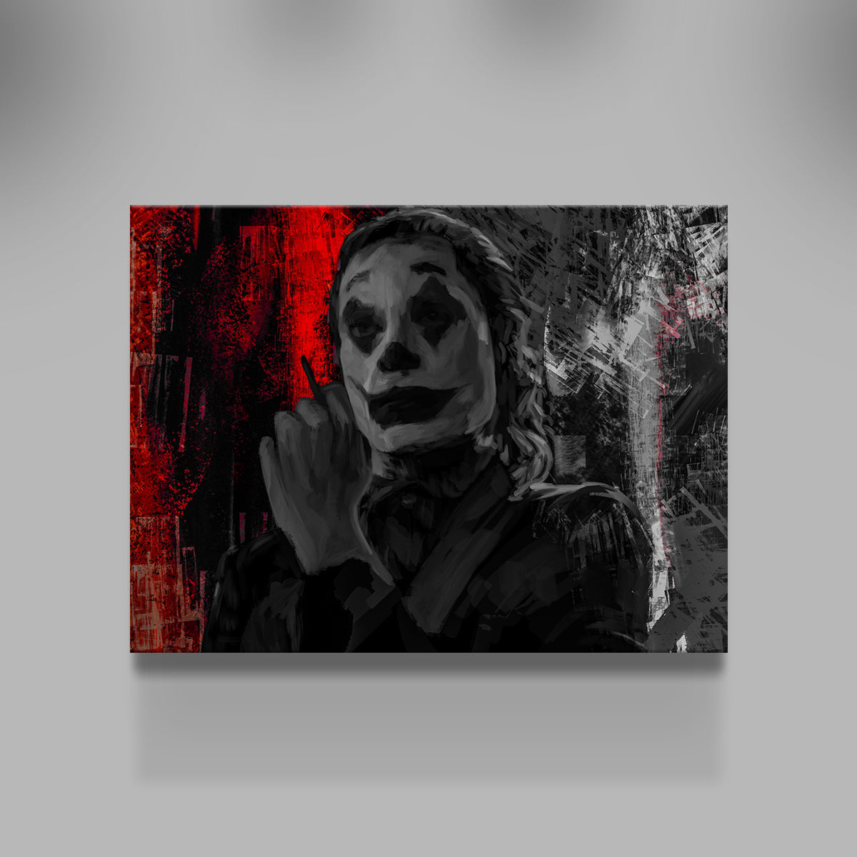 Eye - Catching Smoking Joker Wall Art by Andy Brackpool