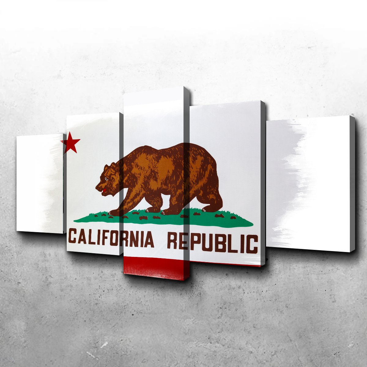 Stunning California State Flag Wall Art for Your Home Decor