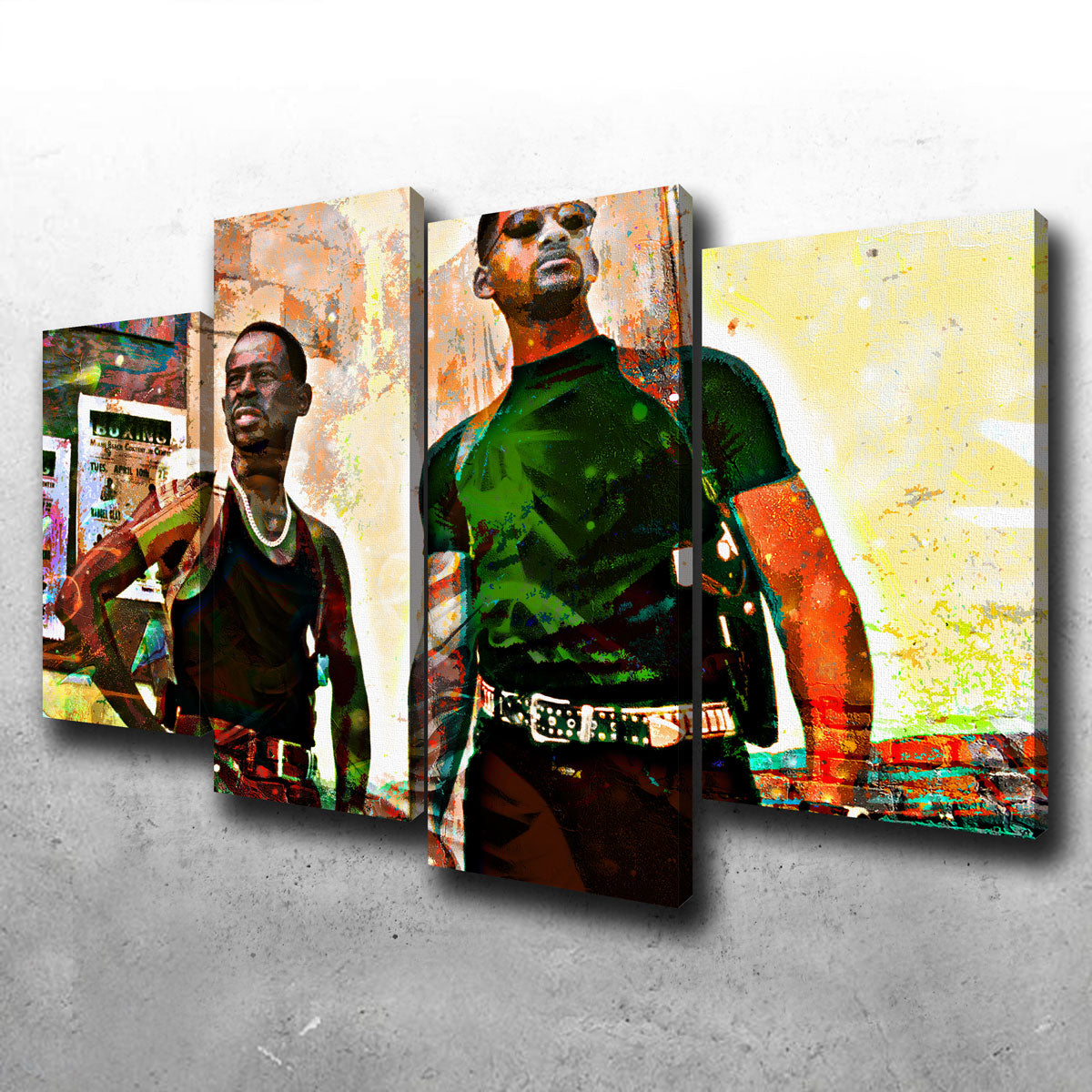 Stunning Bad Boys Wall Art for Home Decor