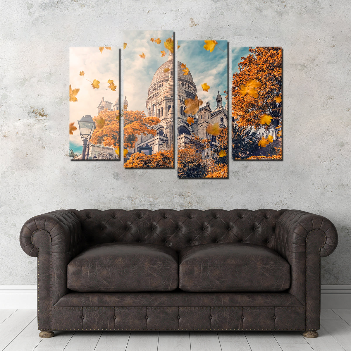 Autumn In Montmartre Stunning Wall Art - Ideal Decor Piece
