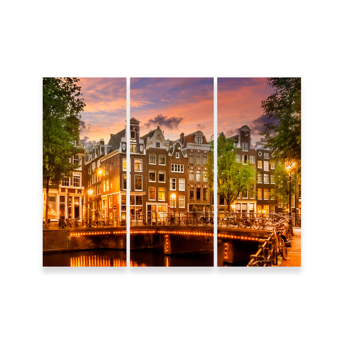 Exquisite Amsterdam Impression From Singel Wall Art by Melanie Viola