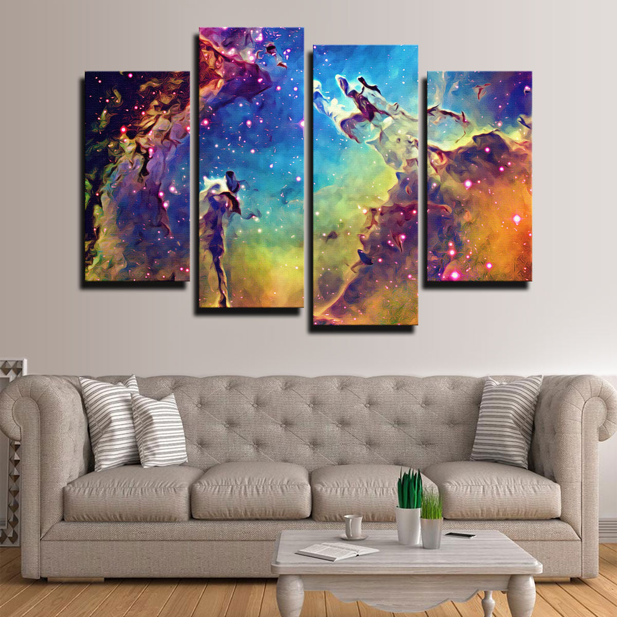 Stunning Pillars Of Creation Wall Art by Denise Dundon
