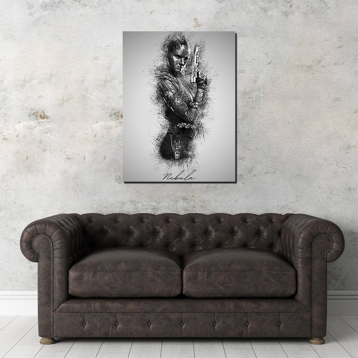 Stunning Nebula Wall Art - Handmade with Museum-Quality Canvas