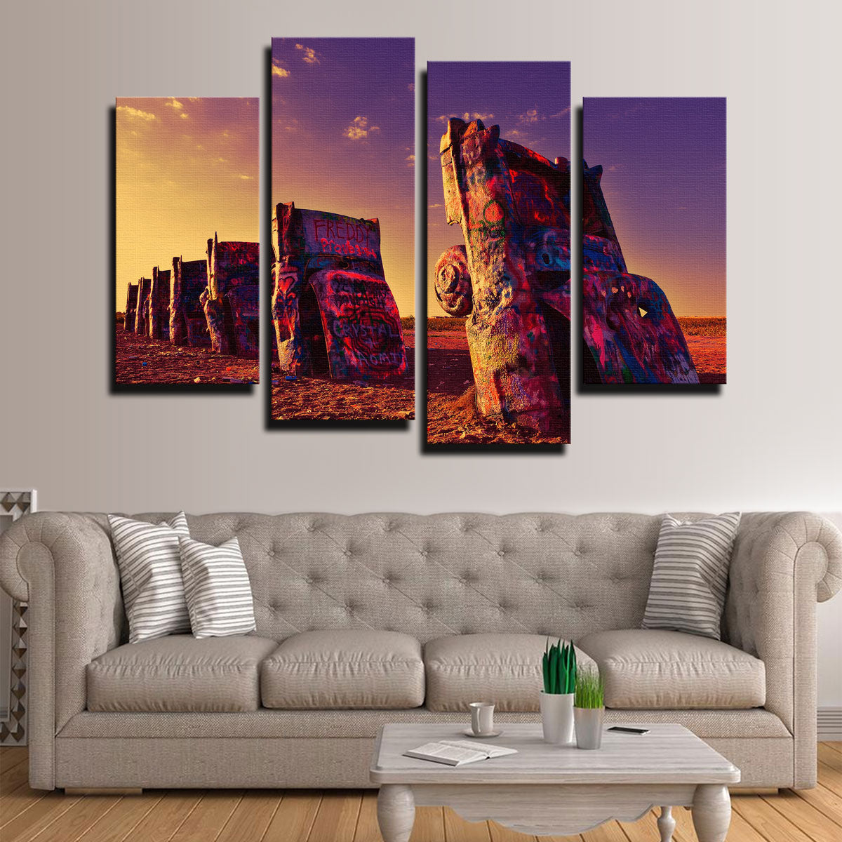 Stunning Cadillac Ranch Wall Art for Home Decor