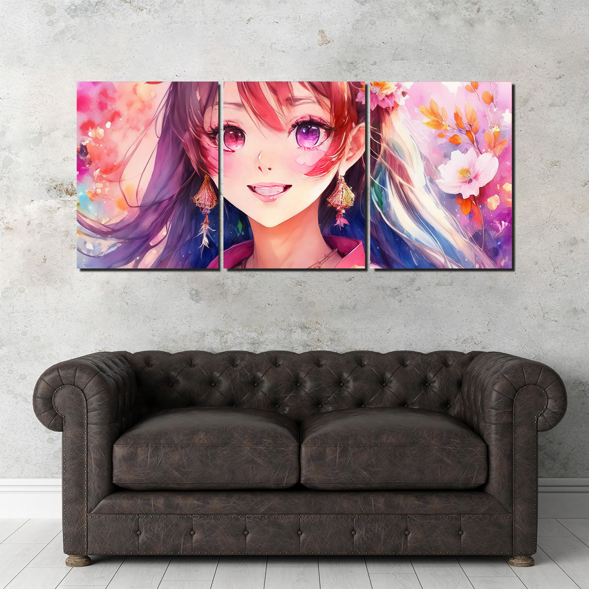 Stunning Anime Girl Wall Art Print