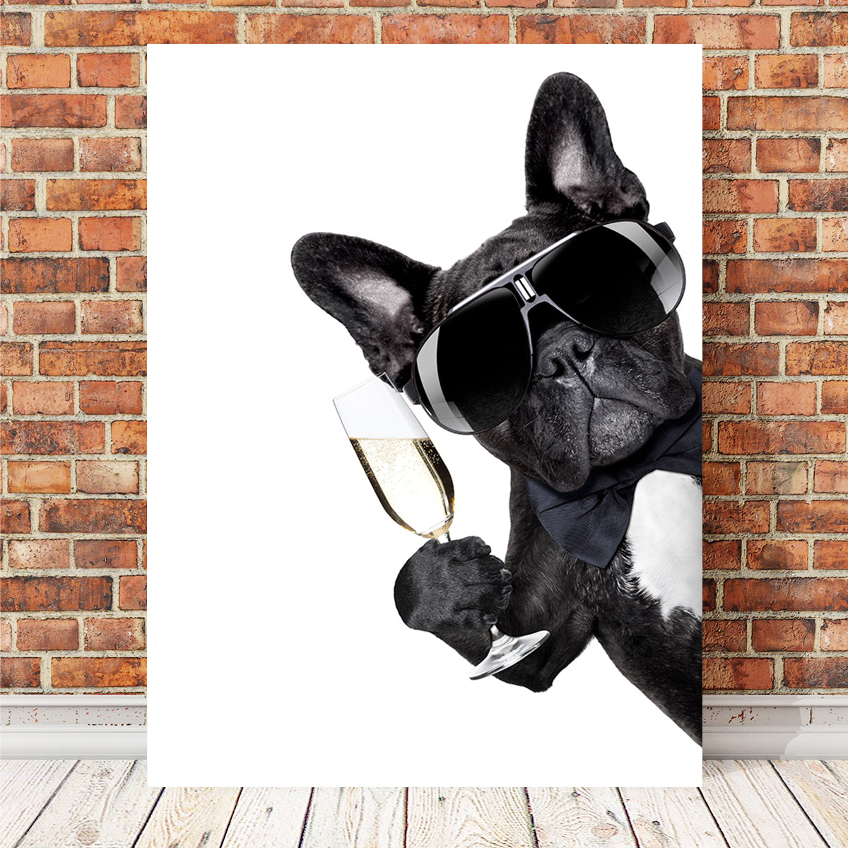 Exquisite Champagne Dog Wall Art for Home Decor