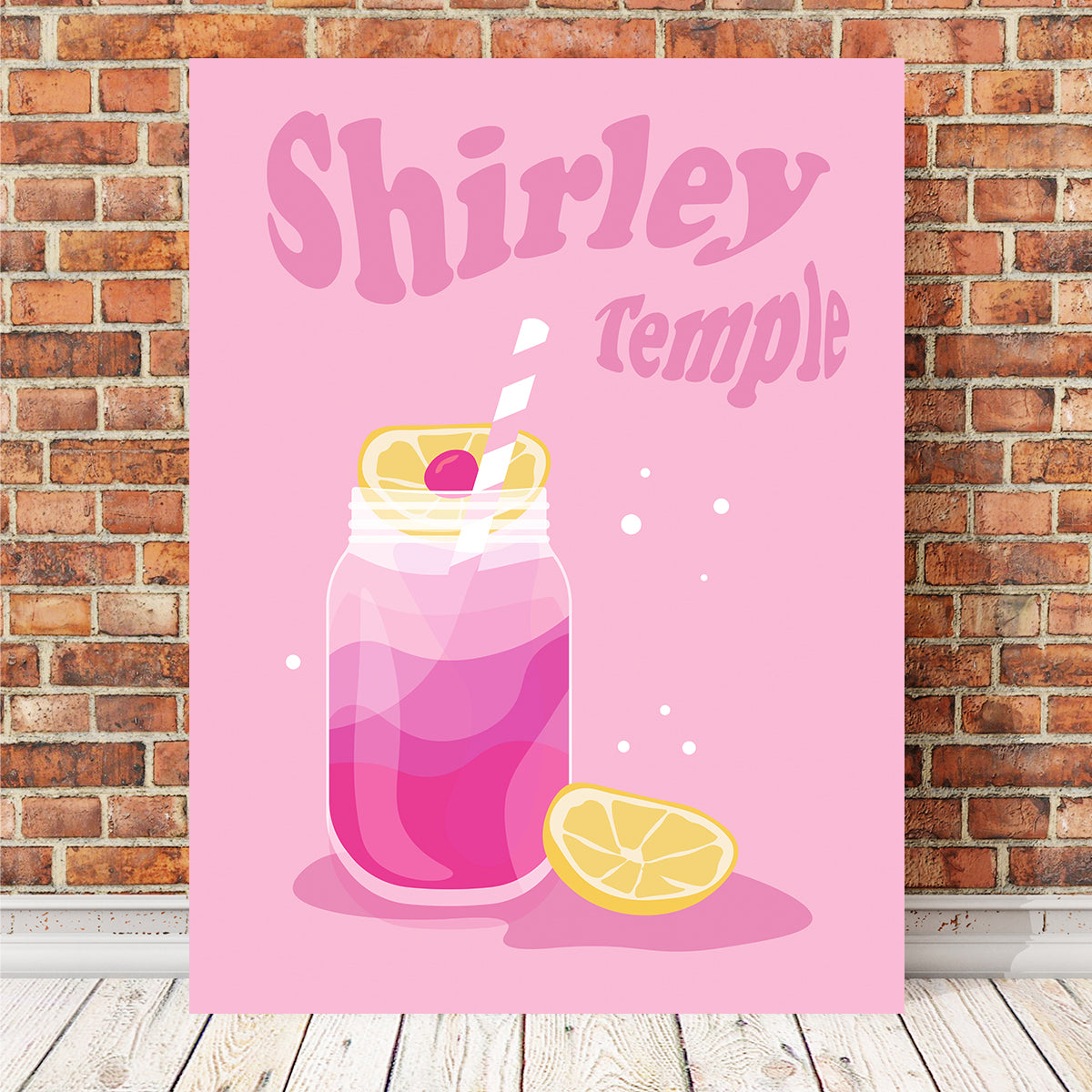 Stunning Shirley Temple Pink Wall Art for Your Home Decor