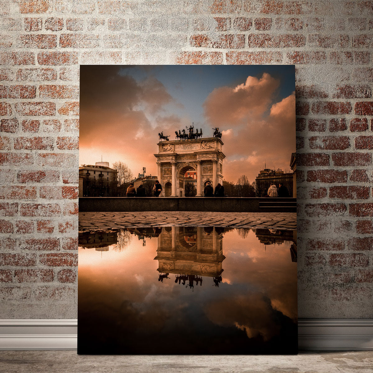Enzo Romano's Arco della Pace Wall Art - Premium Museum Quality