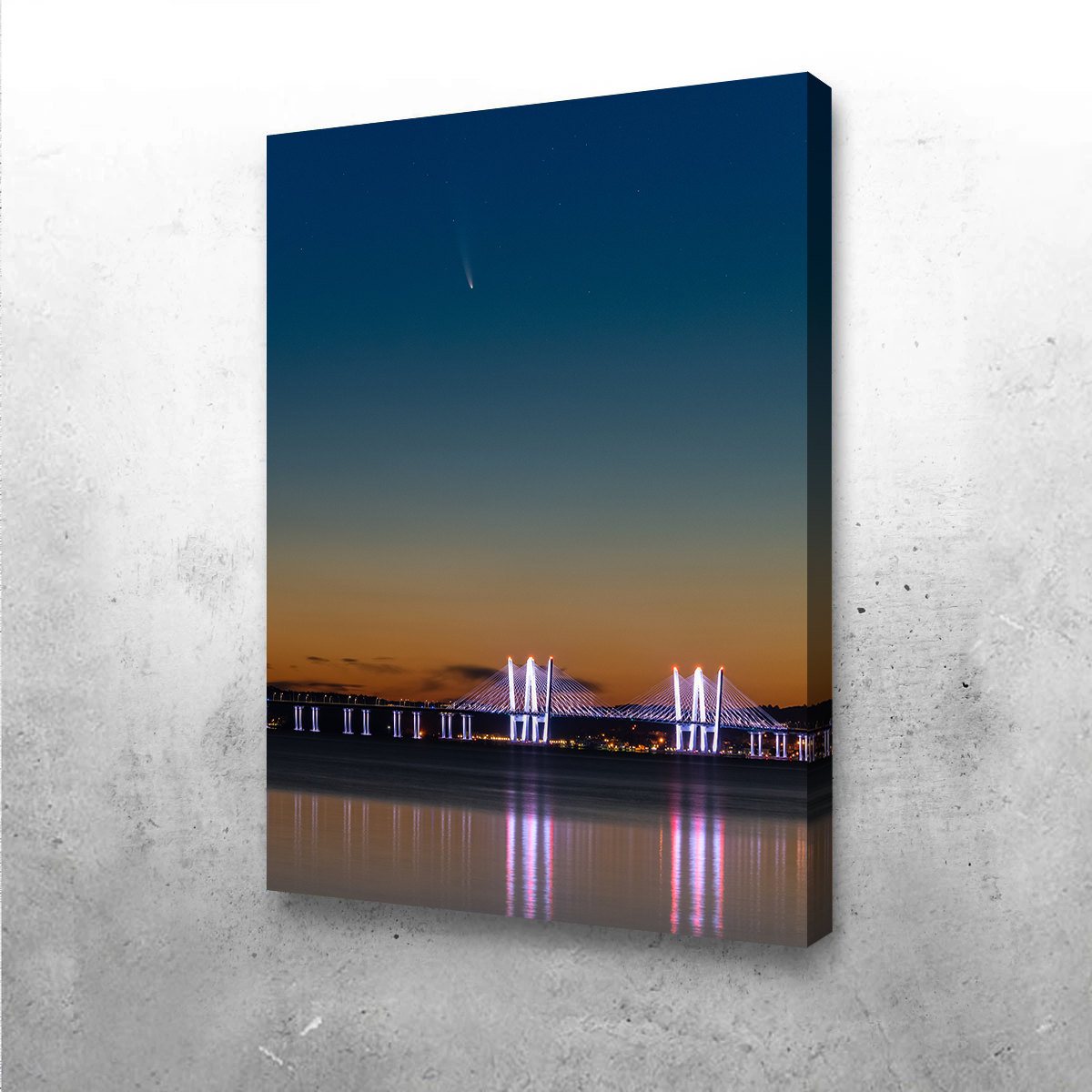 Stunning Neowise Comet Wall Art by Dennis Maida