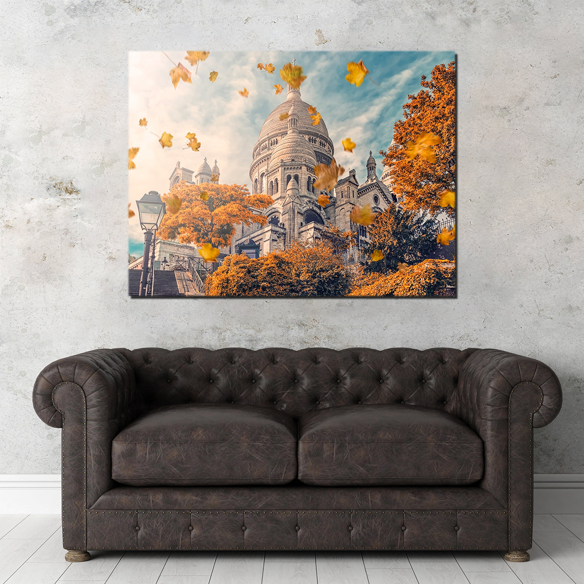 Autumn In Montmartre Stunning Wall Art - Ideal Decor Piece
