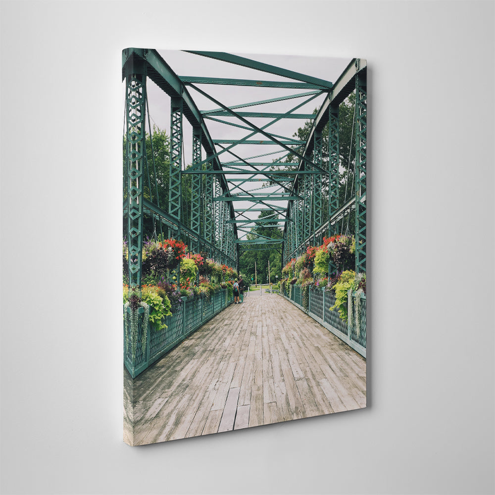 Stunning Old Drake Hill Flower Bridge Wall Art for Home Decor