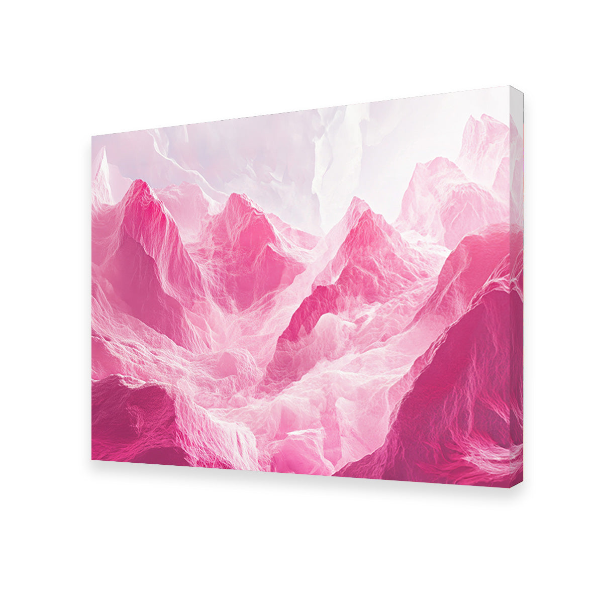 Stunning Pink Mountains Wall Art