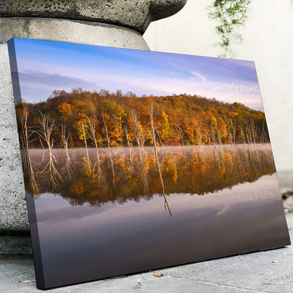 Exquisite Monksville Mist Wall Art by Dennis Maida