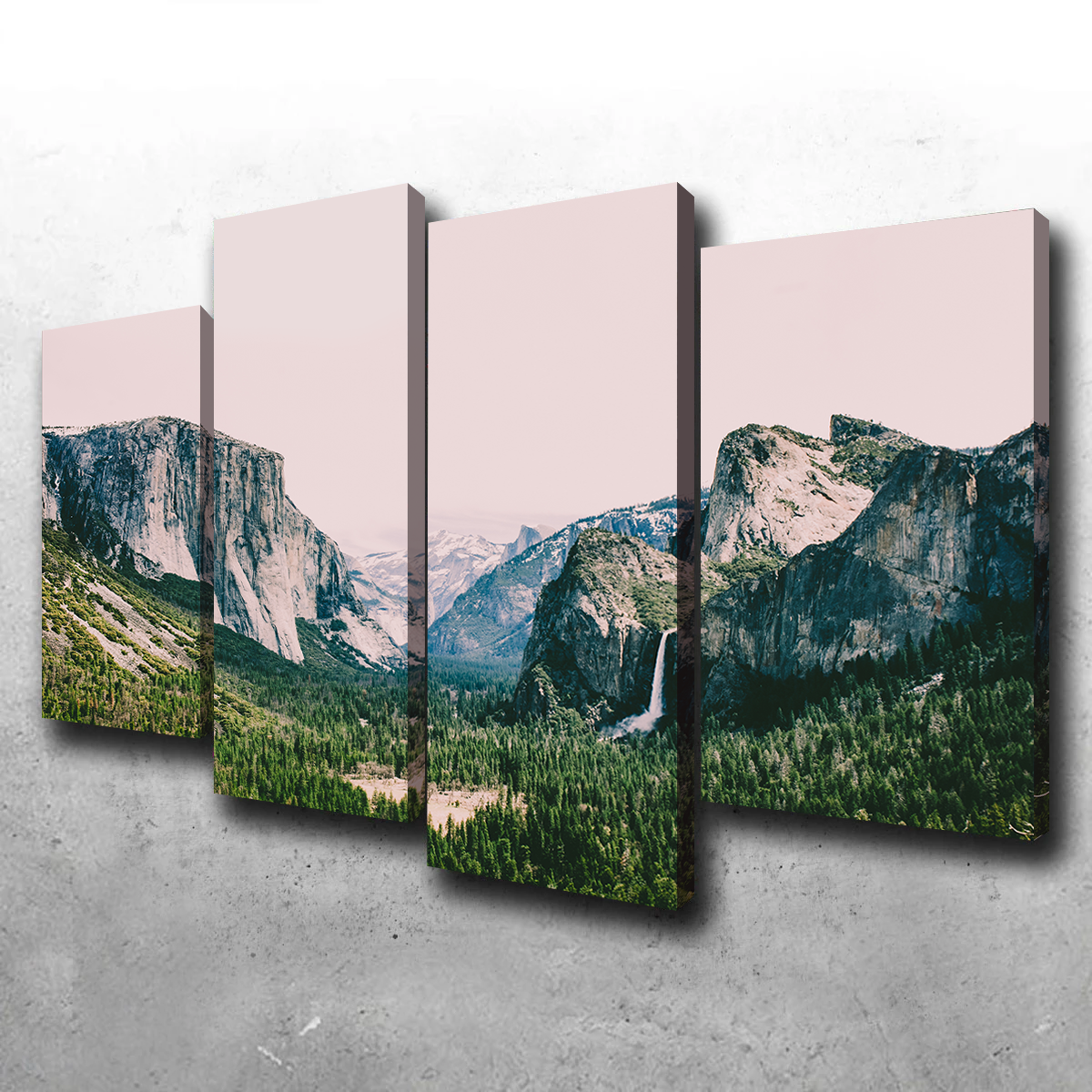 Stunning Pink Yosemite Wall Art by Kyle Sherry