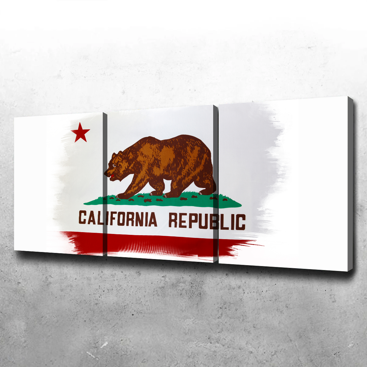 Stunning California State Flag Wall Art for Your Home Decor