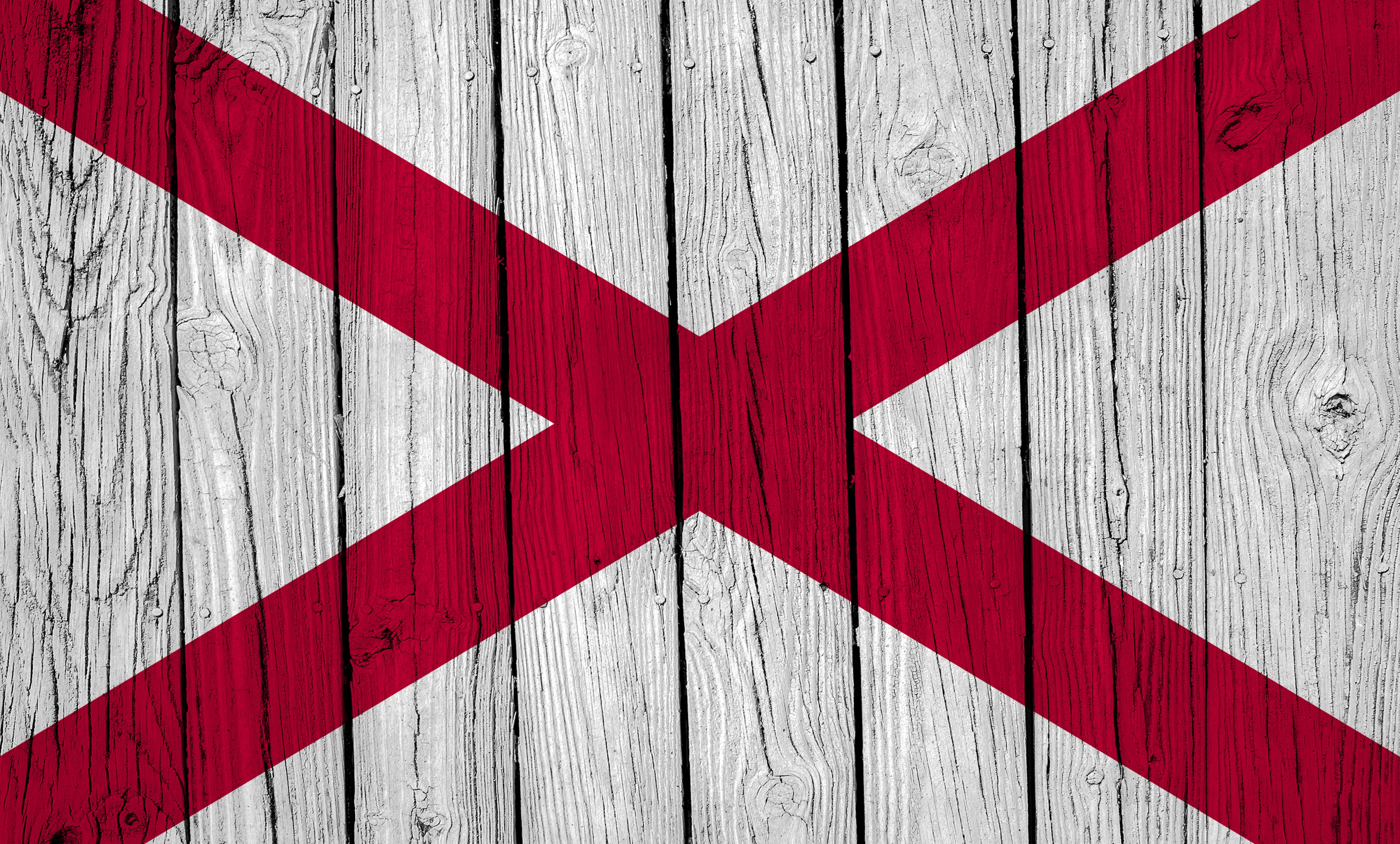 Eye - Catching Alabama State Flag Wall Art for Your Home Decor