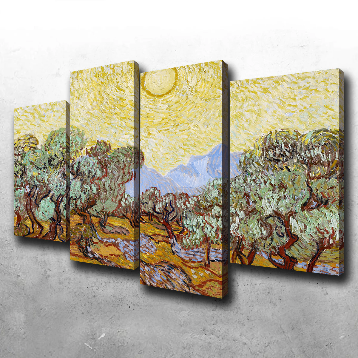 Stunning Olive Trees Wall Art by Vincent van Gogh