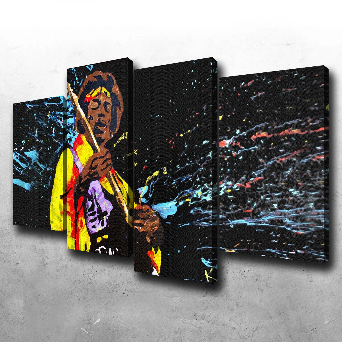 Stunning Hendrix Canvas Wall Art for Striking Home Decor