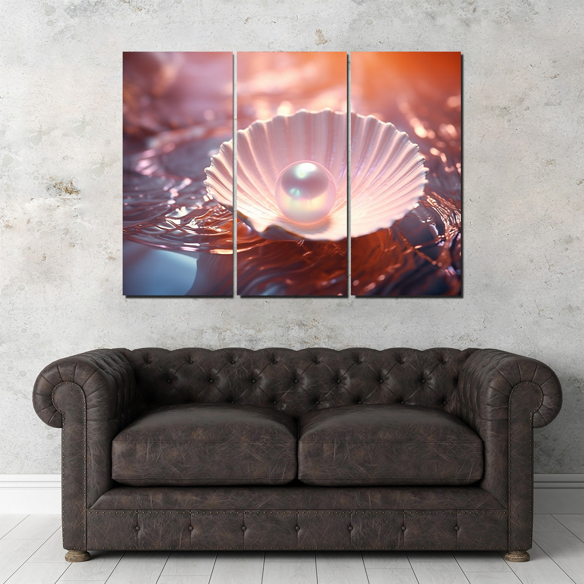 Exquisite Pearl & Seashell Art Prints on Museum Quality Canvas