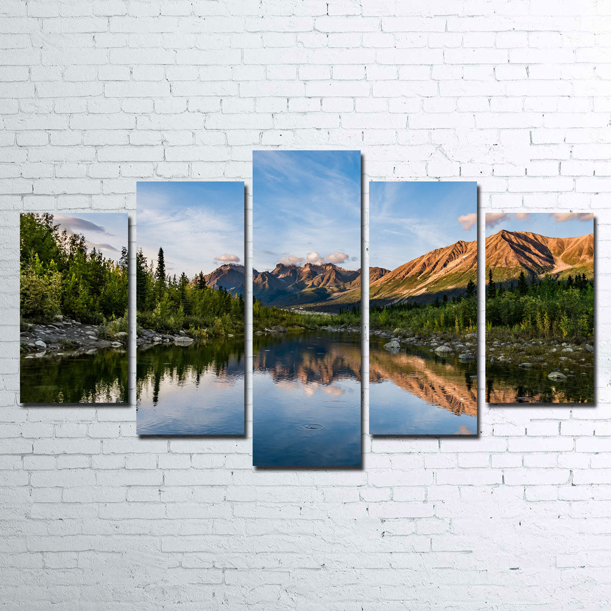 Breathtaking Alaskan Reflections Wall Art by Lucas Moore