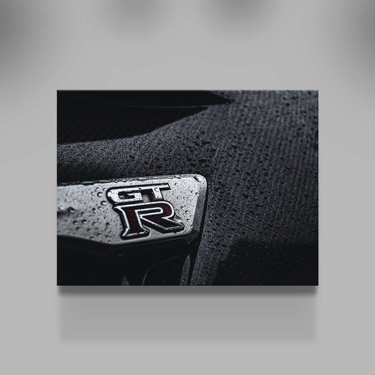 Stunning Nissan GTR Rain Drops Wall Art for Your Home Decor