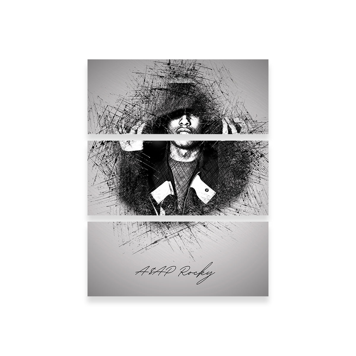 Asap Rocky Hood Stunning Wall Art - Ideal for Hip - Hop Fans