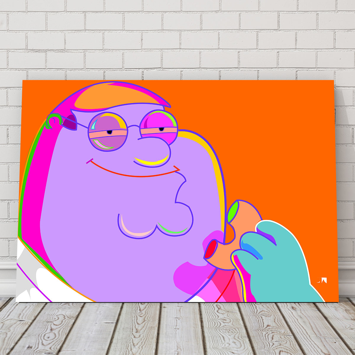 Peter High Wall Art - Premium Kiln - Dried Pine Wood Framed Canvas
