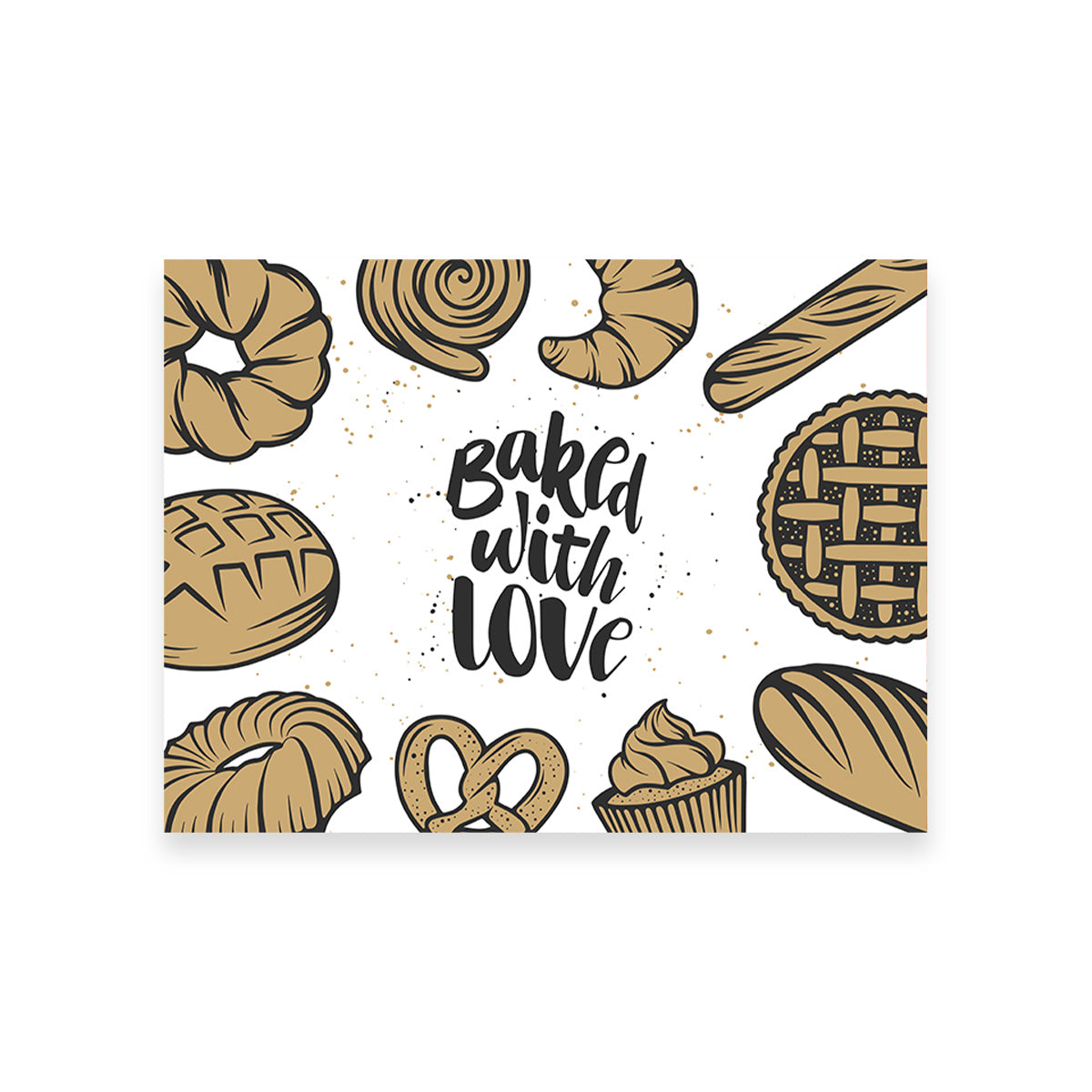Exquisitely Baked With Love Wall Art for Home Decor