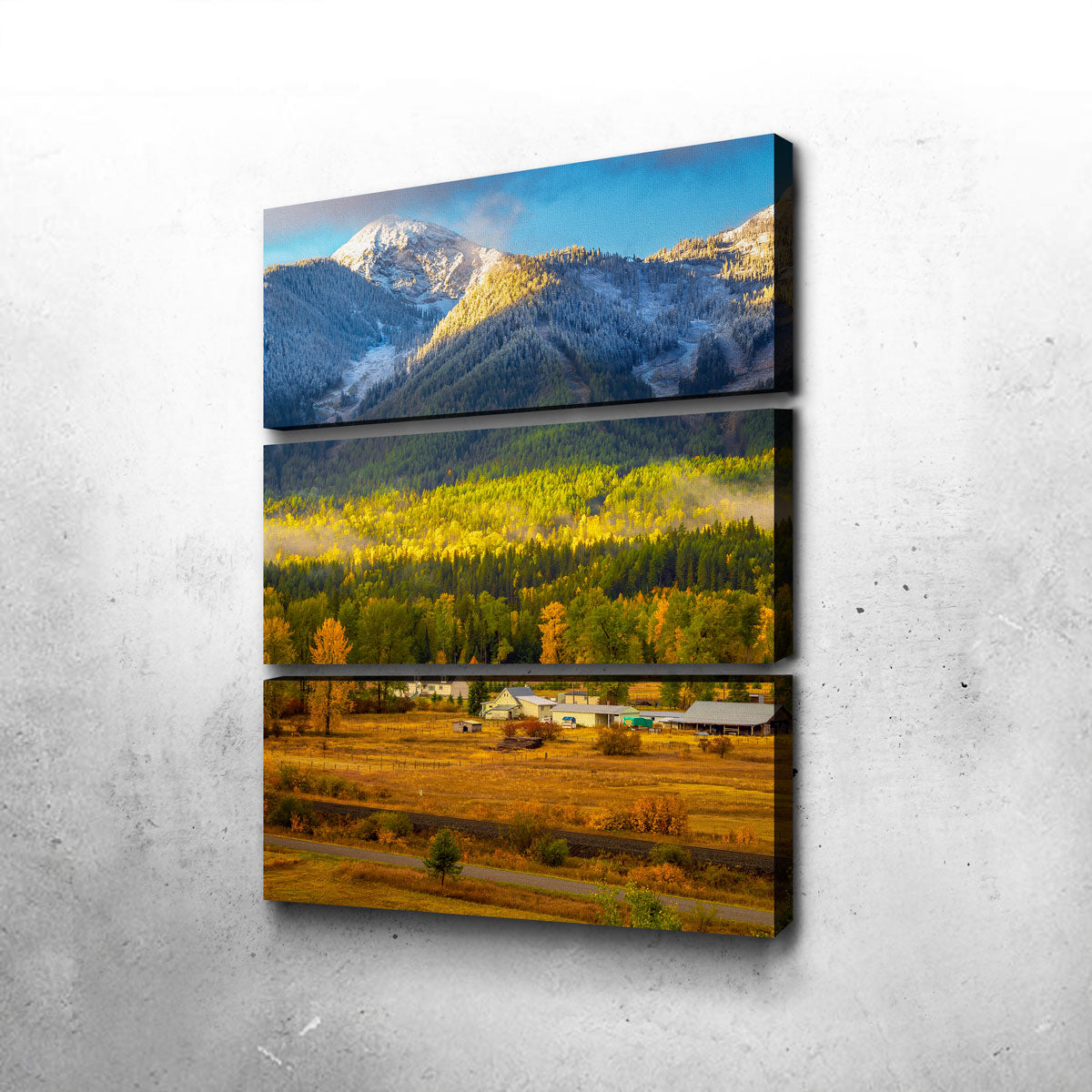 Stunning Ski Hill Wall Art by Mike Cotton