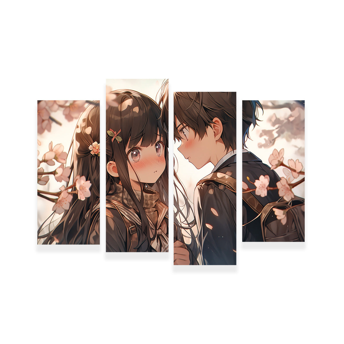 Stunning Anime Couple Wall Art