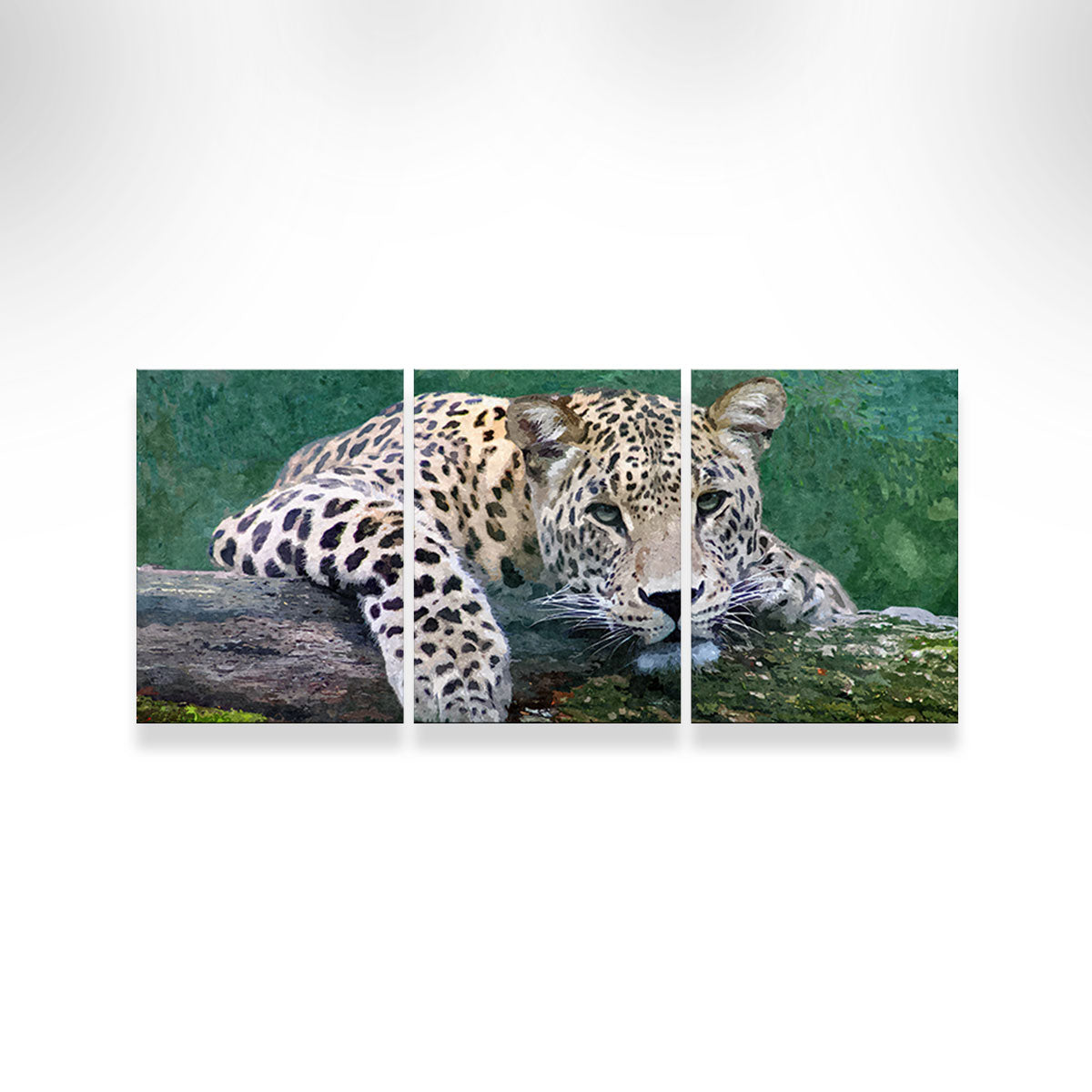 Exquisite Snow Leopard Wall Art by Denise Dundon