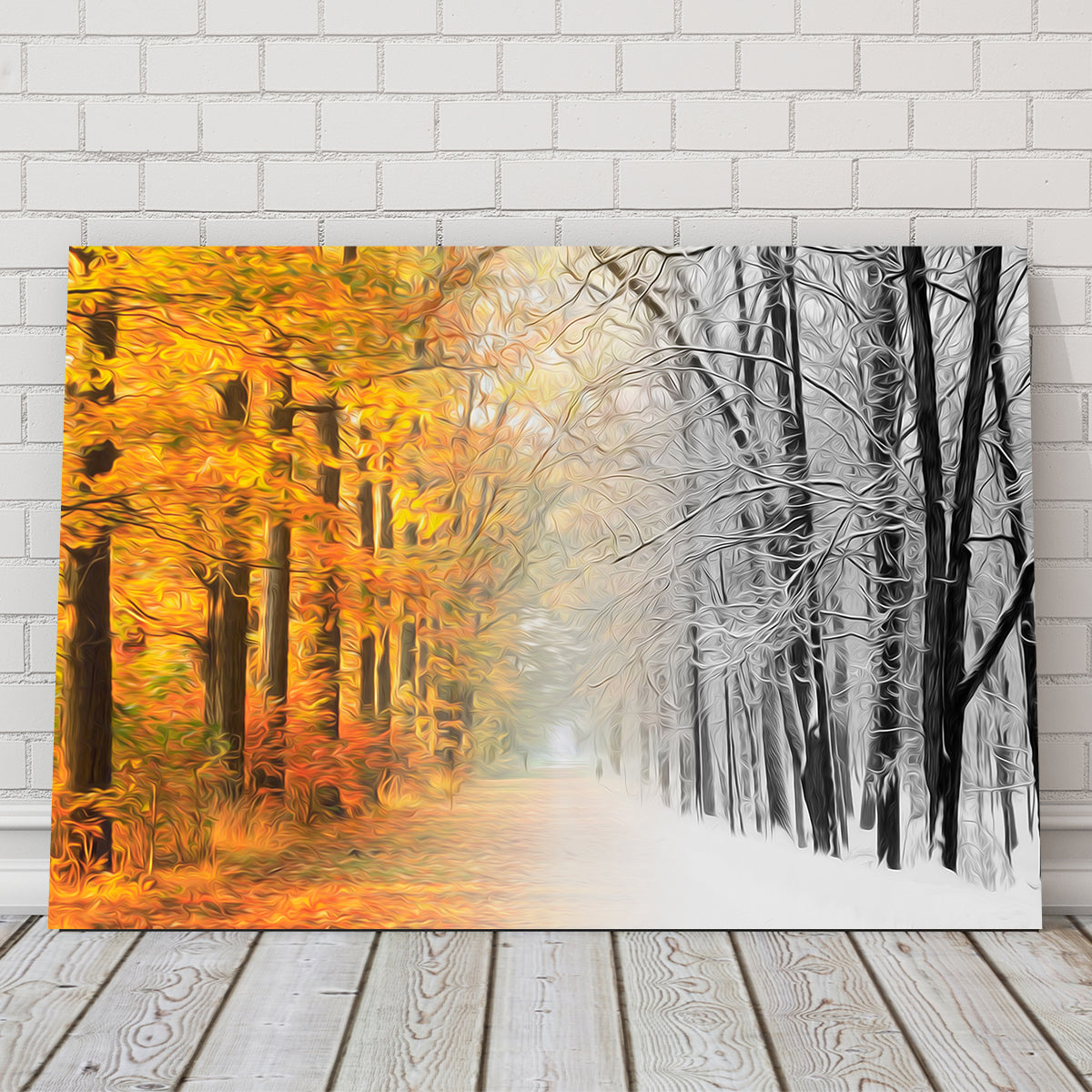 Stunning Autumn - Winter Wall Art by George Sorin
